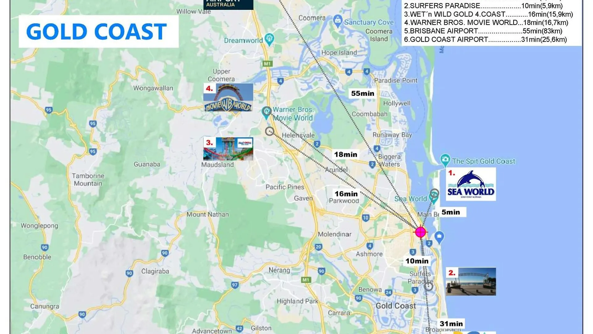 Exquisitely Furnished 2 Bedroom Apartment! Gold Coast Apartment